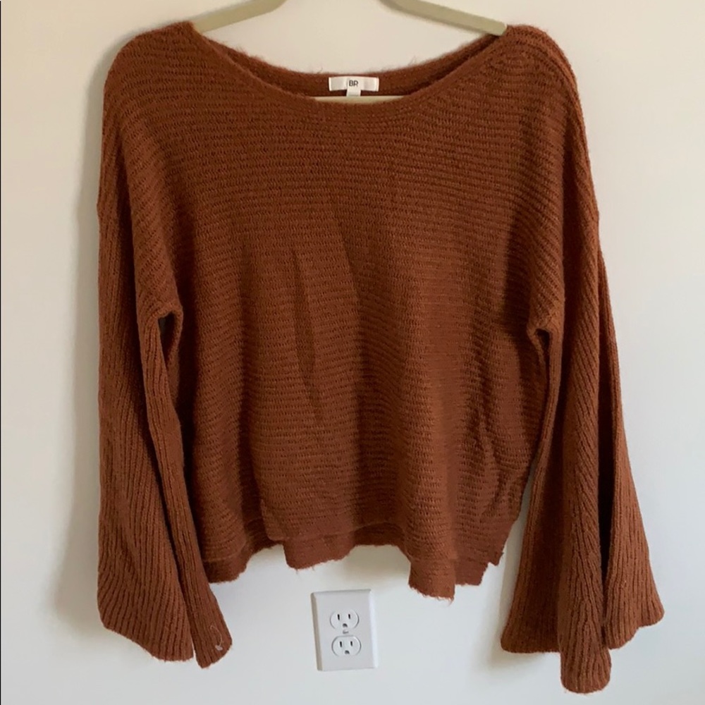 Bell sleeve sweater